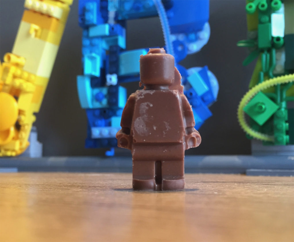 chocolade lego veel bouwplezier