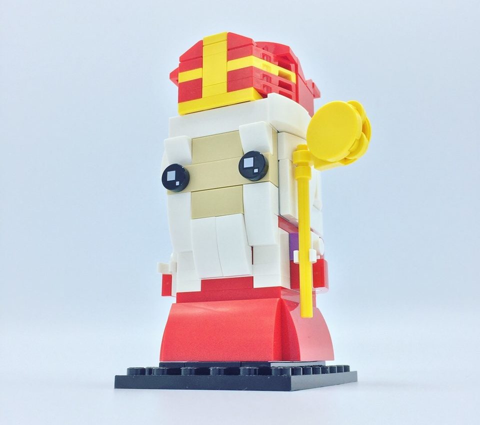 Sinterklaas LEGO brickhead