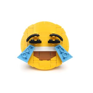 Brick-moji - Face with tears of joy