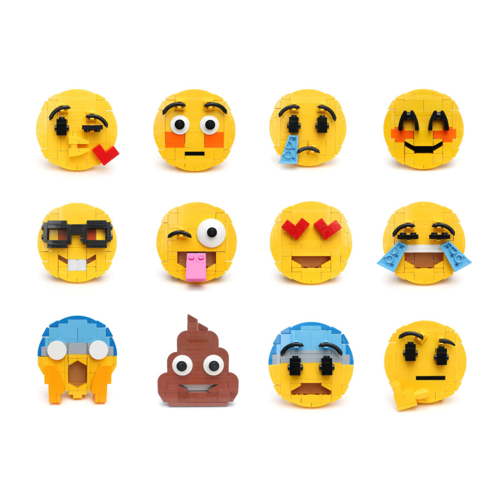 LEGO emojis van Iain Heath - MOC VBP