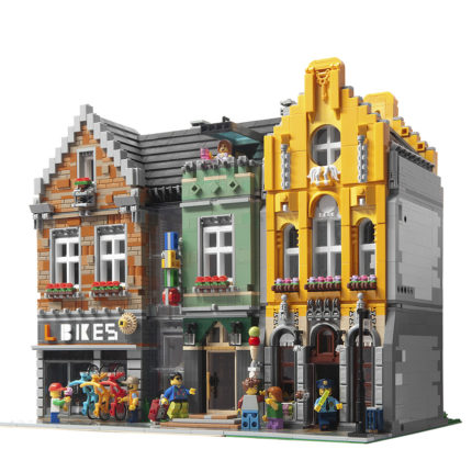 LEGO Fietsenwinkel en LEGO IJssalon MOC