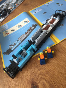 LEGO Maersk Trein opbouw