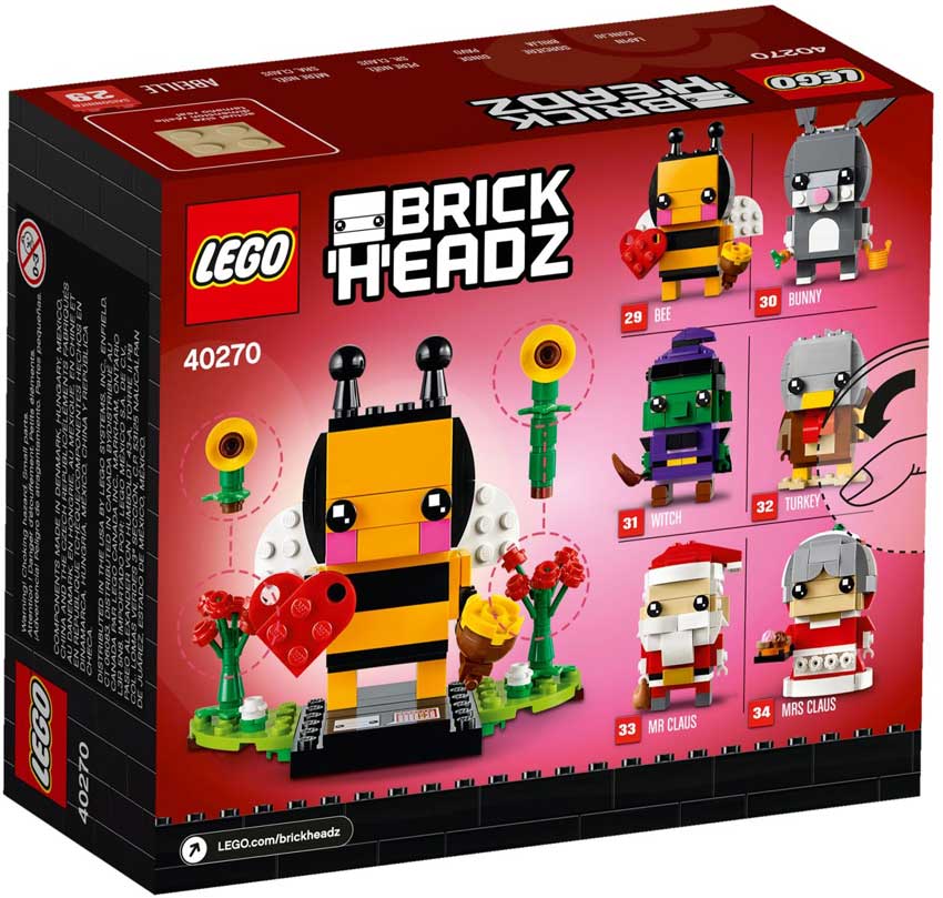 LEGO Brickheadz Valentijnsbij