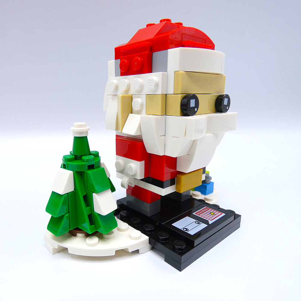 Review LEGO Brickheadz 40274 Kerstman