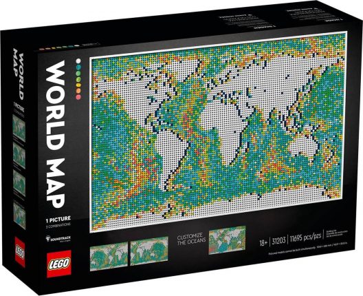 LEGO wereldkaart